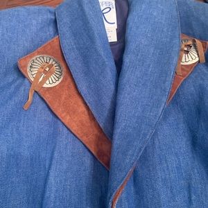 Vintage Roper Chambray denim jacket.